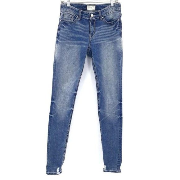 BKE Payton Distressed Medium Wash Skinny Jeans
